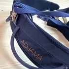 Petzl Adjama C22 Blue Large Adjustable Climing Harness W Carabiner Belay Device