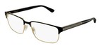 Gucci Gg0383o 004 Rectangular Black Endura Gold Demo Lens 58 Mm Men s Eyeglasses