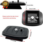 2 Pack 41mm And 43mm Tripod Quick Release Plate Camera Mounting Adapter   