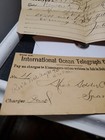 1892 Western Union Telegram Vintage Rare