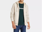 M Goodfellow   Co Men s Fleece Full Zip Up Hoodie Hooded Sweatshirt Medium
