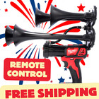 Milwaukee M18 Drill Impact Train Air Horn Quad Black   Remote   Assembled In Usa