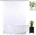 Shower Curtain Liner 74 Inches Long  Eva Heavy Duty Longer Bath Clear Shower    