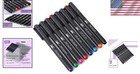 Assorted Color Felt Tip Pens Set - Fine Point Perfect For School And Journaling