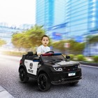 Kids Ride On Police Car 12v Electric Battery Powered Suv Vehicles With Remote