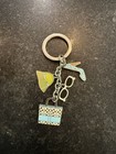 Coach Key Holder Key Ring Charm Multicolor