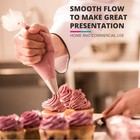 Riccle Extra Large 24 Inch Piping Bags - 100 Textured 24 Inch  Transparent 