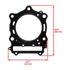 Head And Valve Cover Gasket For Suzuki Kingquad 750 Lta750xz 4x4 Limited Axi 201