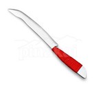 Curved Aluminum Training Knife - Red Cord Handle   Safe For Practice