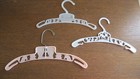 Vintage 3 Child s Plastic Hangers Bambi honeysuckle humpty Dumpty