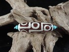 9 Eyes Energy Tibetan Old Agate Dzi Bead Amulet For Pendant Tibet Gzi Beads F