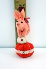 Pink Pig Pearl Balancing Cloth Pincushion By Jennifer Murphy Season Of Cannon