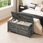 Storage Chest  39 4    Toy Box  Entryway Storage Trunk  Shoe Bench With Storage   
