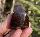 Red Garnet Piece Faceted Small Palm Stone Size  Love Protection 30004e
