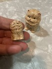 Rare Playful Kittens Porcelain Cats Nm  Hagen Renaker   Vintage Antique      Look 