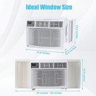 12000 Btu Window Air Conditioner With Remote  Fast Cooling For 550 Sq ft Room