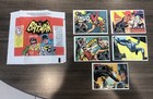 1966 Topps Batman Lot Of 5 Cards Black  Bat With Original Wax Pack Wrapper