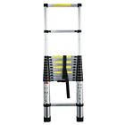12 5ft Telescopic Step Ladder Aluminum Multi Purpose Extension Ladder Heavy Duty