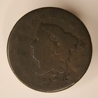 1817 Coronet Head Large Cent - 15 Stars - Tougher Date