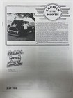 Lot 6 Vintage Crusier Of The Month South Bay Booklet July 1989