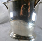 Vintage Pottery Barn Silver Plated Divided Wine champagne Cooler  Ice Bucket