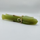 Vtg Italian 1920s Jade Green Bakelite Praying Hands Bag   Paper Holder Xtra Rare