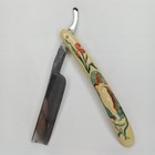 Antique 1910s Straight Razor Atlantic Cutlery Nude Goddess Figural Celluloid