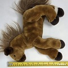 Animal Alley Toys R Us Brown Horse Plush Brown Mane Stuffed Animal Vtg Floppy