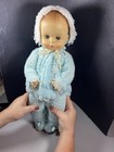 Vintage 1957 Effanbee 15  Baby Doll     Sleep Eyes  Crocheted Outfit  Crier Box