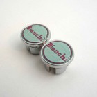 Vintage Style  bianchi  1950s  60s  Chrome Racing Bar Plugs  Caps  Repro