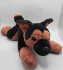 Fao Schwarz Plush German Shepherd Dog 12  Black Brown Puppy Stuffed Animal 2021