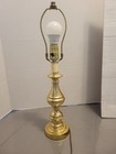 Vintage Brass Table Lamp Candle Stick Style 20  Cycle 2 Corp 1985