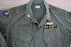 Vietnam Jungle Fatigue 2nd Pattern Jacket 1st Aviation Brig  Pilot Major S-r Q1