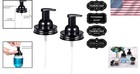 2pack Stainless Steel Mason Jar Foaming Soap Dispenser Pump Bathroom Decor