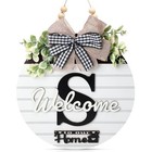 3d Welcome Sign For Front Door   last Name Signs For Home personalized Letter S
