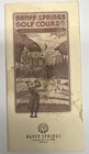 Vtg - Fairmont Banff Springs Golf Course - Stanley Thompson Scorecard Rare