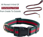 Elegant Luxury Dog Collar  Leash Set  Soft  Durable  Large Dogs  Pet  Adjustable