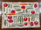 3 Vera With Ladybug Table Napkin Placemats Vera Neumann 11 X 15 Carrots Tomatoes
