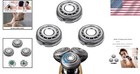 High Precision Sh60 Replacement Shaving Heads - 3 Blades For Philips S6000