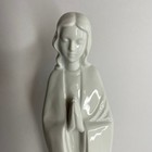 Vtg Homco Praying Virgin Mary Madonna White Porcelain Figurine  9  
