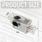 4 Pack Car Door Lights  Compatible With A1 A3 A4 A4l A5 A6 A6l A7 A8 Q3 Q5 Q7 