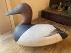 Antique Vintage Primitive Large Carved Wooden Duck Decoy