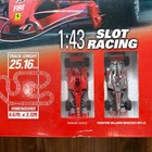 2008 Scx Compact Formula Racing Ferrari Car Slot Track Set 1 43