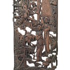 Chinese Ornately Carved Wood Screen