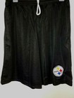 0726-2 Mens Pittsburgh Steelers Polyester Jersey Shorts Gold Black New