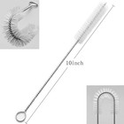 10 Pack Straw Cleaning Brushes Flexible Nylon 0 4  Rust-proof Steel 10 Inch