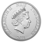 2021 Niue Star Wars Millennium Falcon 1 Ounce Pure Silver Colorized Coin Series