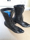 Pair Of Antique Vintage Ladies Boots