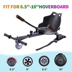 Simate Hoverboard Kart Seat Attachment For 6 5  8  8 5  10  Scooter Adjustable
