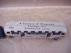 1933 Chicago Worlds Fair Arcade Toy Cast Iron Greyhound Truck And Trailer